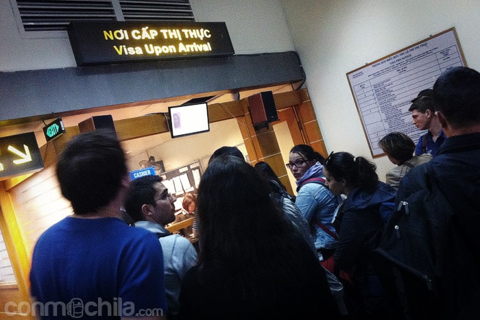 Oficina de visados del aeropuerto de Hanoi