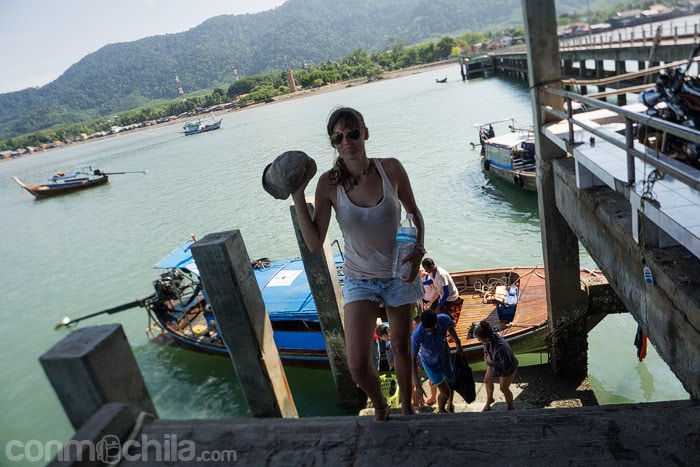 En el puerto de Ko Lanta, final de la excursión