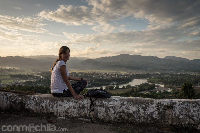 La puesta de sol y las vistas de Hsipaw