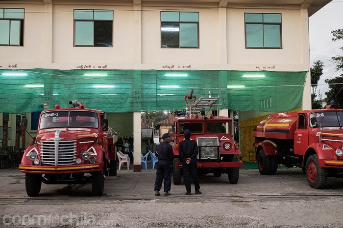 El cuerpo de bomberos de Hsipaw