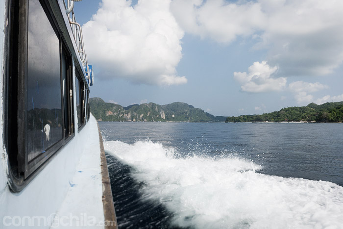 Llegando a Ko Phi Phi Don