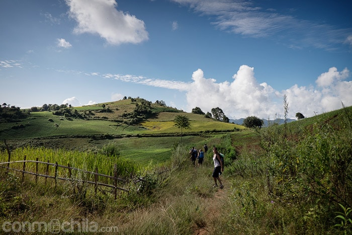 Trekking de Kalaw a lago Inle