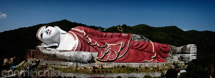 El buda de 170m de largo