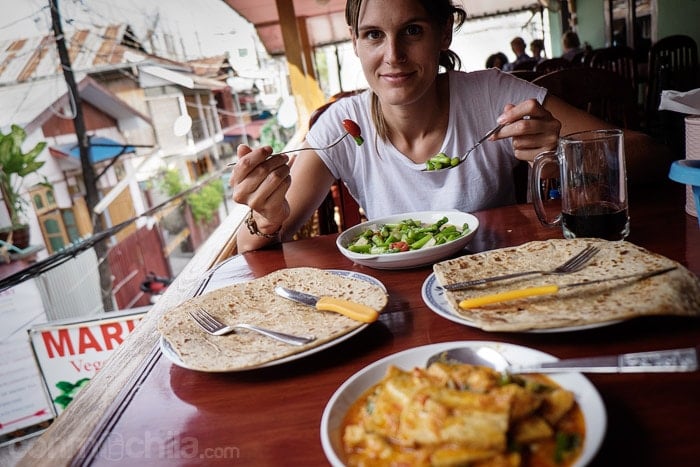 Deliciosa comida vegetariana