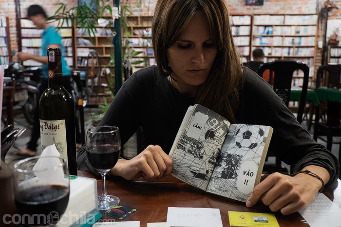 Una muestra del comic