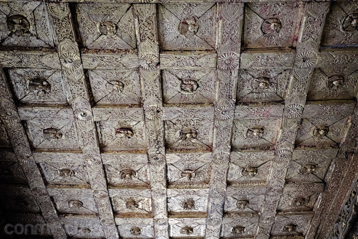 Detalle del techo interior