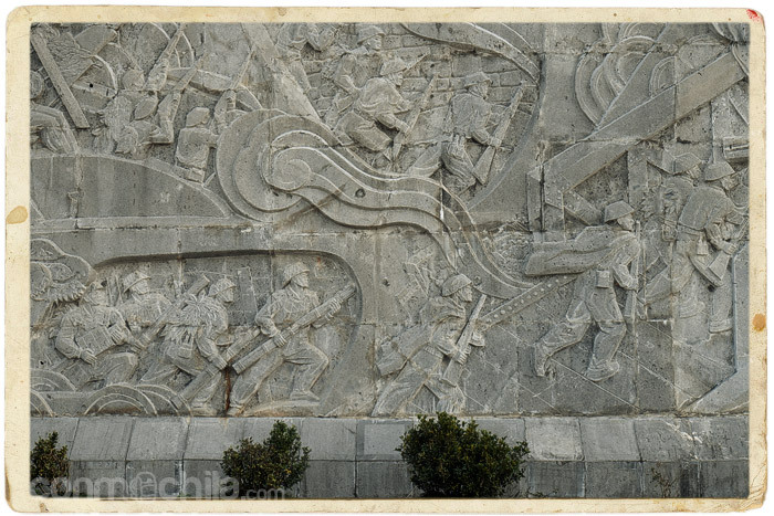 Grabado en uno muro