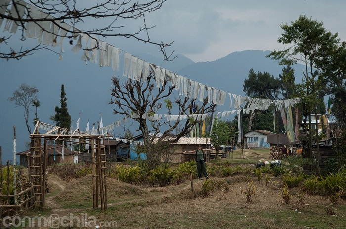 La zona de nuestra homestay