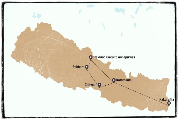Itinerario Nepal 31 dias Carme y Toni