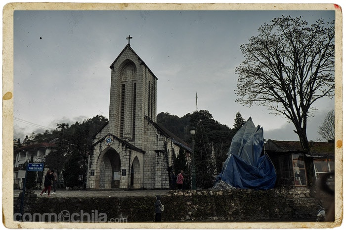 La iglesia de Sapa sin niebla
