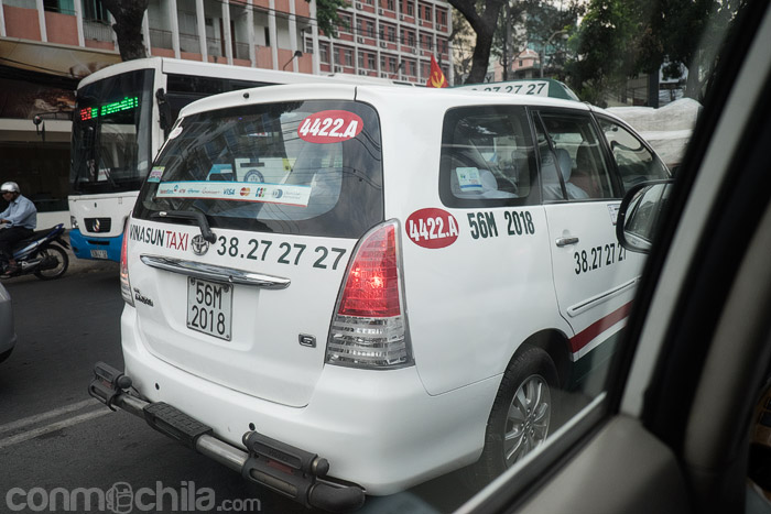 Taxi de la compañía Vinasun