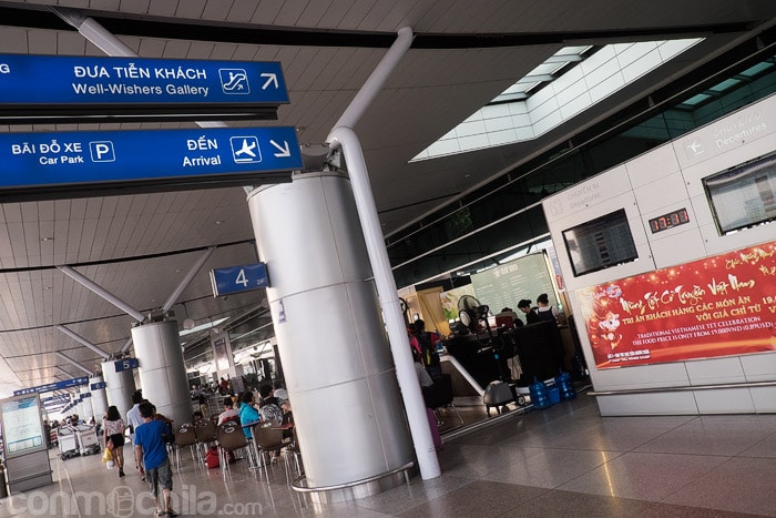 El aeropuerto de Ho Chi Minh city