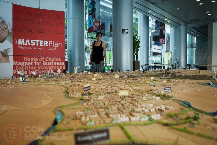 La maqueta de la planta baja
