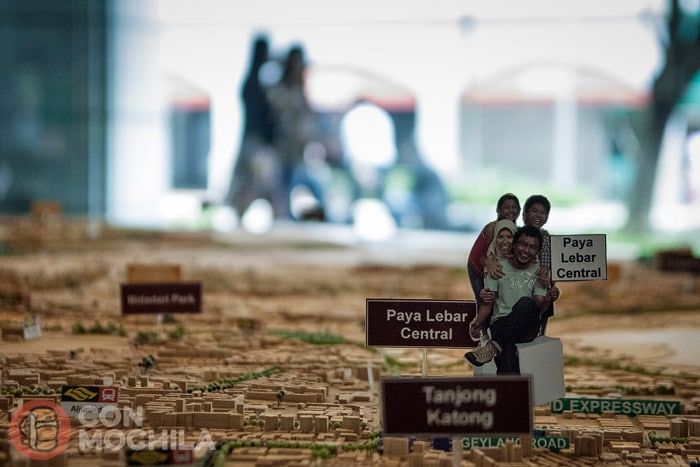 Otro detalle de la maqueta