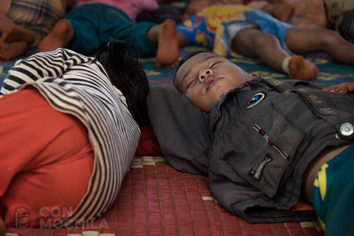 Haciendo la siesta