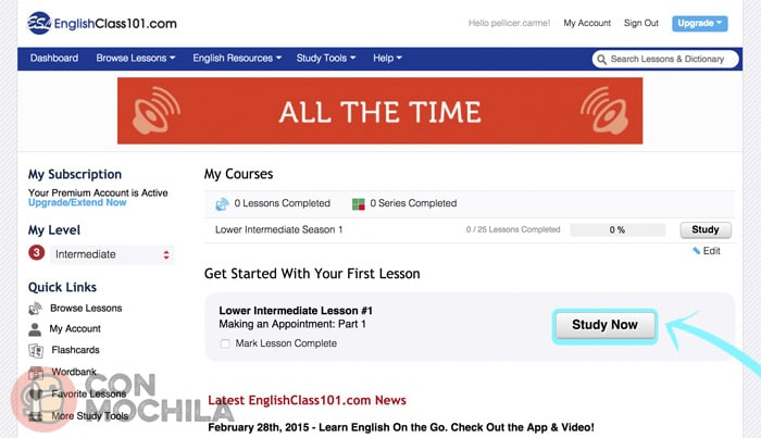 Curso de inglés para viajar