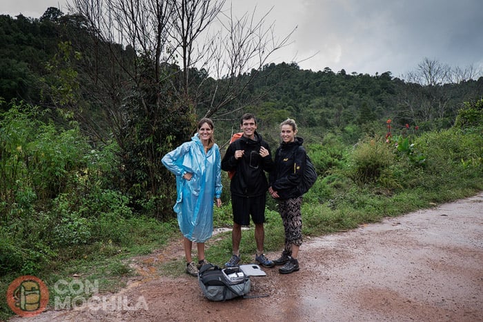Empapados tras la lluvia