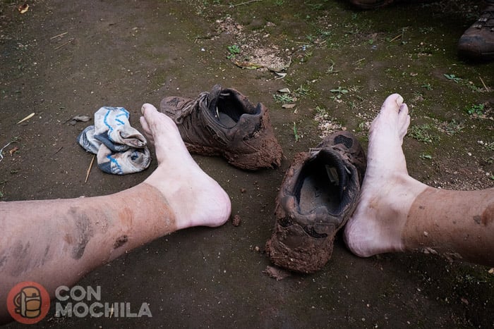 Y así es como quedan nuestros pies