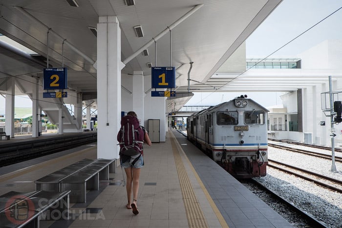 Llegada a la estación de Butterworth