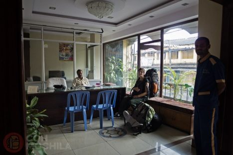 Recepción del hotel