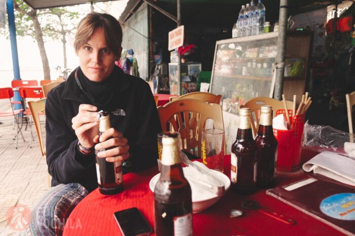 ¿Una Hanoi beer para celebrar la Navidad?