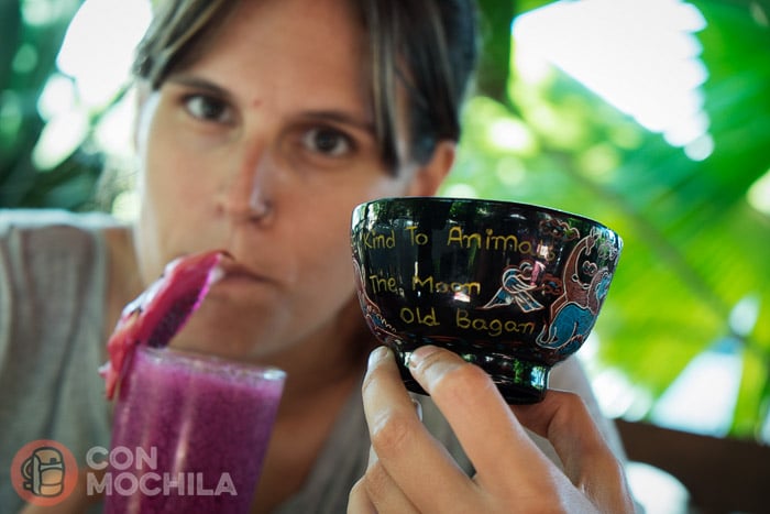 Delicioso shake de fruta del dragón