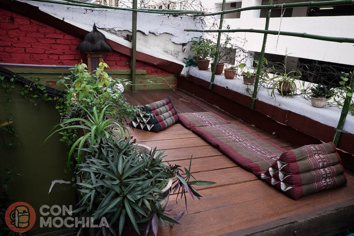 La terraza superior