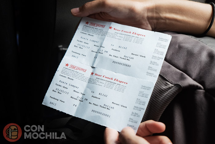Los tickets del bus