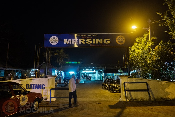 Cómo ir a Pulau Tioman. Entrada al puerto de Mersing