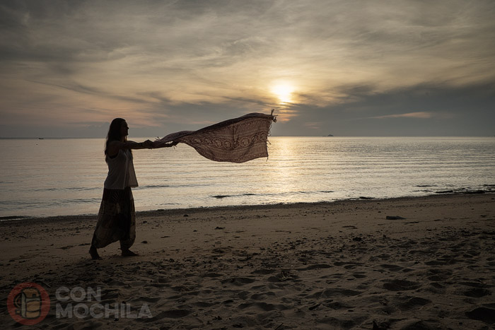 Una de las bonitas puestas de sol