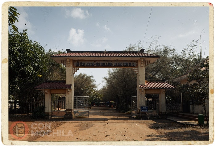 Entrada a lo túneles de Vinh Moc