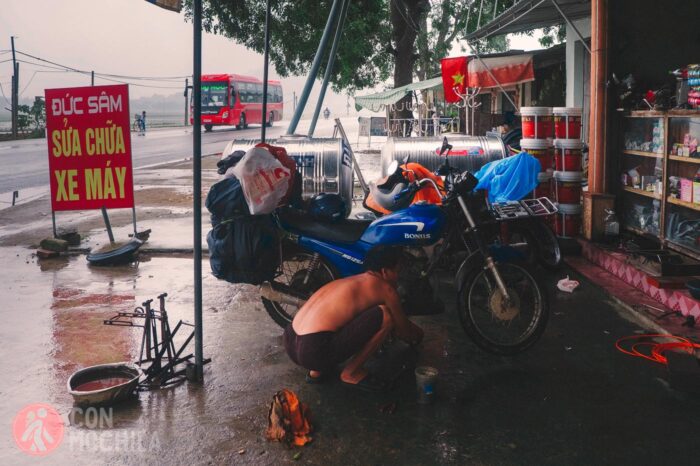 Cambio de aceite antes de empezar la ruta