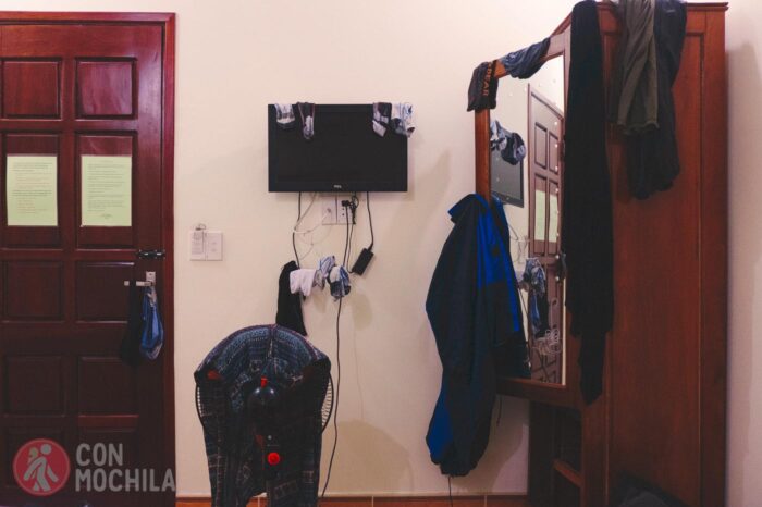 La habitación...