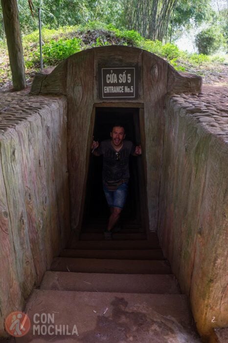 Salimos por otra de las 12 puertas de acceso