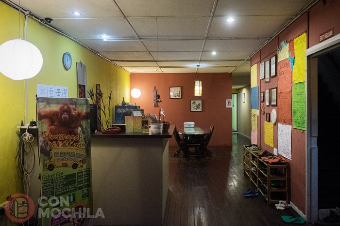 Recepción y el comedor