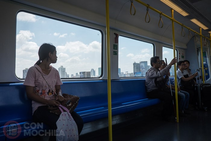 Interior del tren