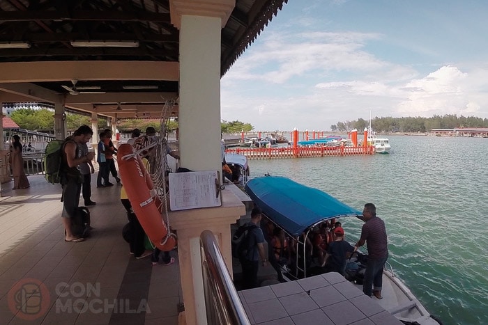 El puerto de Kuala Besut