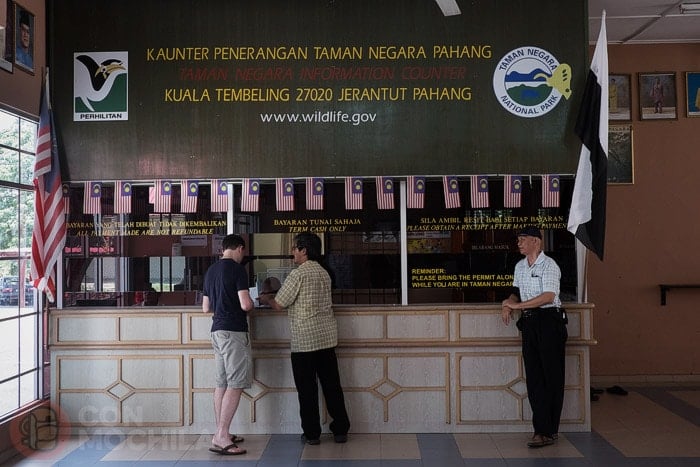 Obtaining the permit before starting the journey