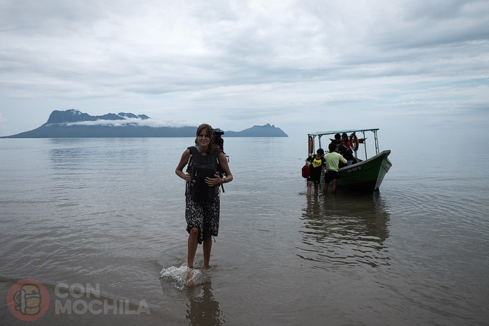 El desembarco en la playa