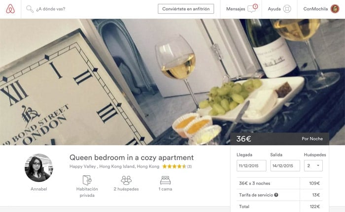 Ficha del apartamento que nos gusta