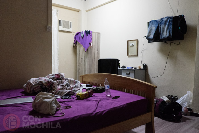 Nuestra "ordenada" habitación