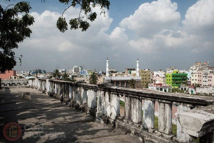 Vistas de Chennai desde la terraza superior