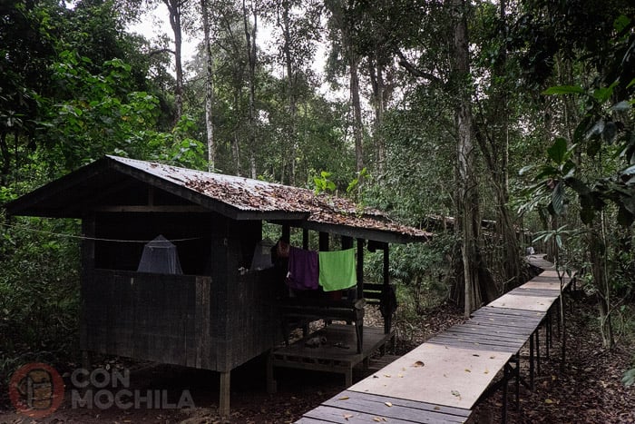 Nuestra cabaña en el campamento Uncle Tan