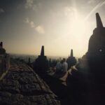 Amanecer en el templo de Borobudur