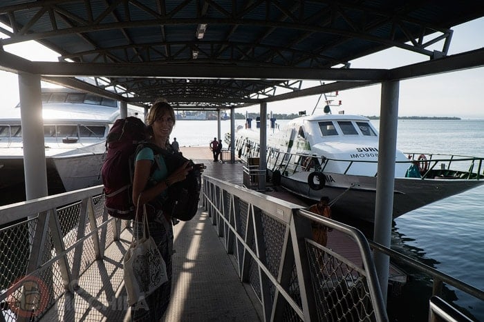 Nuestro ferry hasta Labuan