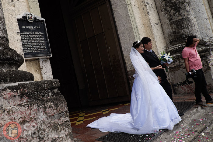 Una pareja de novios