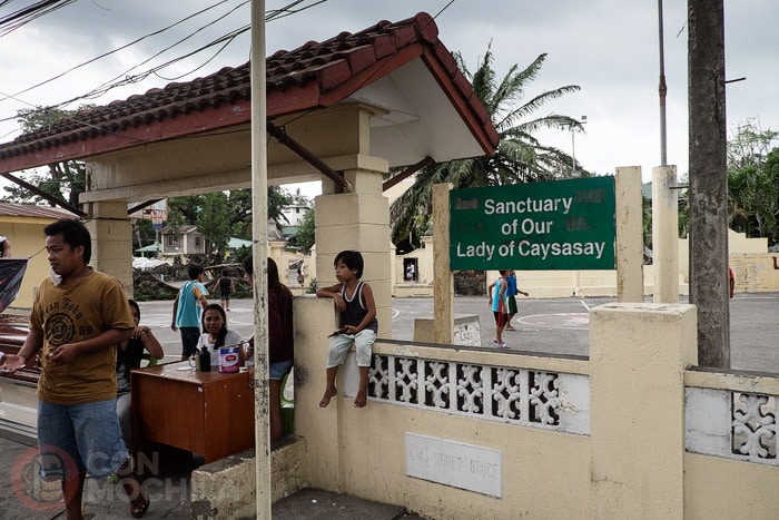 Acceso al santuario