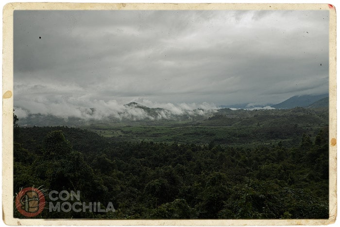 El paisaje amenazando más lluvia