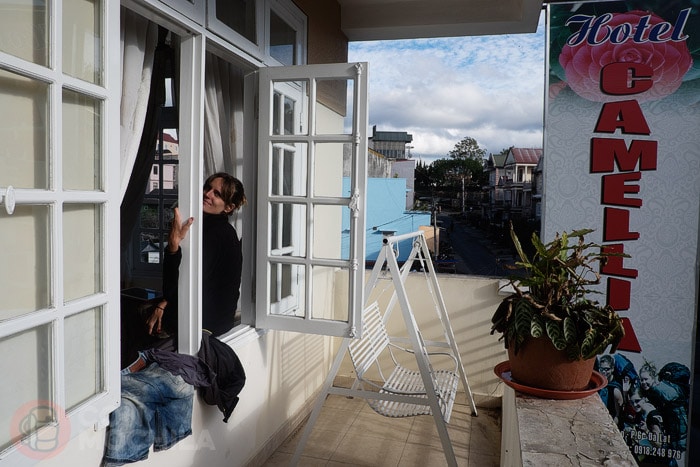 Nuestra habitación "con vistas"