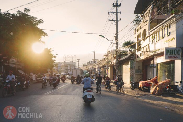 En busca del hotel en Nha Trang